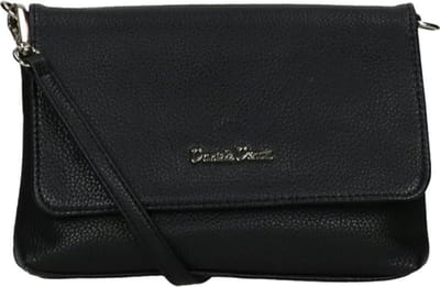 Daniele Donati Aria Crossbodytas Kleine Dames - Imitatieleer - Zwart
