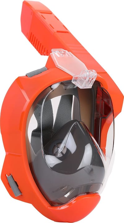 Atlantis Poseidon Snorkelmasker - Snorkel - Duikbril - Snorkelset - Full Face Masker - Volwassenen - Oranje - L/XL