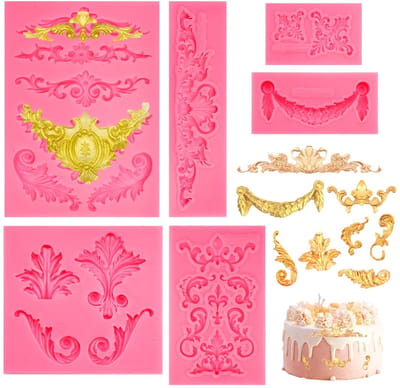 JHUBERS- Cakevorm Siliconen - Fondant Vormen - 3D-Bakvorm - Taartdecoratie - Knutselprojecten - Cupcake-Toppers