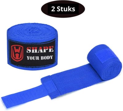 Bovista Bandage Boksen - Kickboksen - Handschoenen - Boks Bandage - Kickboks - Binnenhandschoenen - Handschoen - Boxing - Handbagage - Blauw - 300 cm