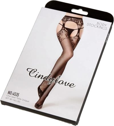 Cindylove - Jarretelkousen - No. 45350 - One Size - Zwart