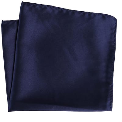 Vierkant zakdoekje voor heren - Satijnen zakdoekje voor heren - Effen zakdoekje - Geschikt voor kerstfeesten, bruiloften en formele gelegenheden - 30 cm x 30 cm