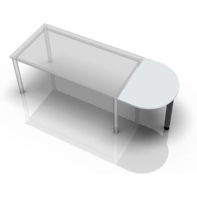 RA60 G - Aanschuiftafel 60x80 Grijs