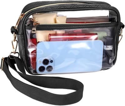 Cosensi- Boodschappentas Waterdicht - Transparante Tas - Crossbodytas - Concerttas - Verstelbare Riem - Hoogwaardig PVC