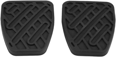 Dailygoods- Koppelingspedaal Bescherming - Pedaal Pads - Rempedaal Rubber Pad - Koppeling/Rem Pedaal - Voetrem Pedaal - Automotive grade thermoplastisch rubber - Pedaalrubber