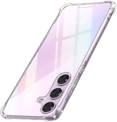 Ultra-Hybrid Schokbestendig Hoesje KKG - Crystal Clear Geschikt voor: Samsung Galaxy A55 | Transparante achterkant Hard Back Cover & TPU Siliconen Bumper