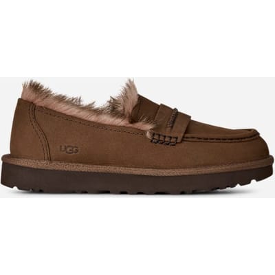 UGG® Ellis Nubuck-loafer in Brown, Maat 36, Nubuck/Wol