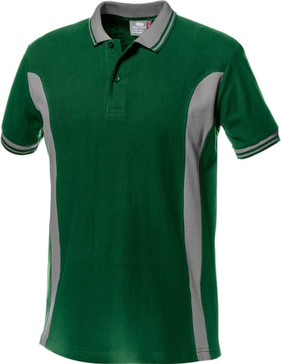 SIR SAFETY LUNA Korte mouw Werkpolo HEREN Groen - 100% Katoen - 200 g/m² - Zacht Afgewerkt