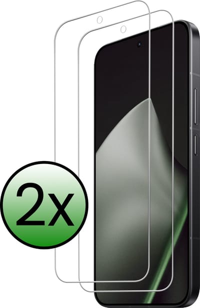 Screenprotector - 2 Stuks Geschikt voor Xiaomi 15T Pro - Extra Sterk - Beschermglas - Gehard Glas - Tempered Glass - Screen Protector