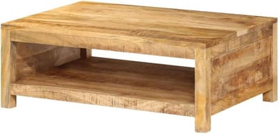 Salontafel - Koffietafel bijzettafel - Woonkamer decoratie - Massief mangohout - 80x55x30 cm - Bruin