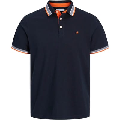 Jack & Jones Plus Polo shirt Plus Size Effen Polo shirt