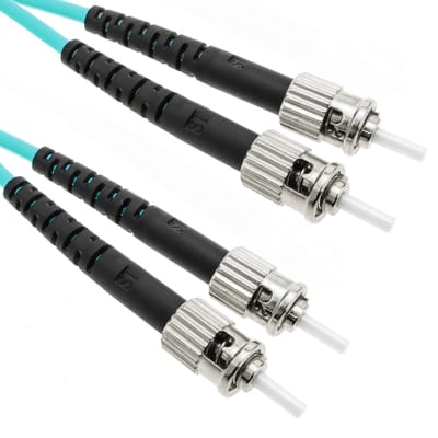 BeMatik - Glasvezelkabel ST / PC naar ST / PC multimode duplex 50/125 van 75m OM2