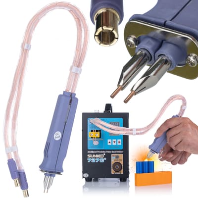 Rosfix Puntlas Handstuk Vervanging - Verstelbare 2–7mm - 16mm² Kabel, Grot 15x7mm, 0–500A - Geschikt voor Sunkko