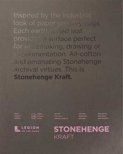 Kraft Papier Pakket 11x14 inch Natuurlijke Kleur Hoge Kwaliteit Katoen