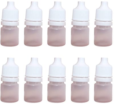 Dailygoods- Druppelfles 3 ml - Druppelflesjes 50 stuks - Dosing lid - Schroefdop - Kunststof - Geschikt voor oliën en verf - Druppelflesje
