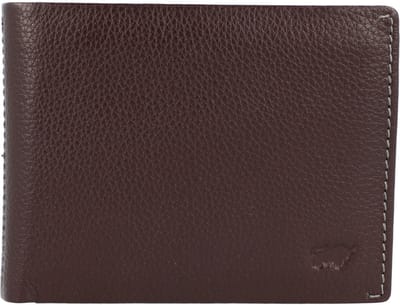 Braun Büffel Prato Portemonnee RFID Leer 12 cm - Jongens - Horizontaal - d. braun