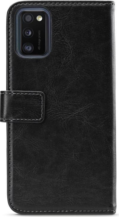 My Style Telefoonhoesje geschikt voor Samsung Galaxy A41 Hoesje | My Style Flex Wallet Bookcase Portemonnee | Pasjeshouder voor 3 Pasjes | Telefoonhoesje voor Pinpas / OV Kaart / Rijbewijs - Zwart