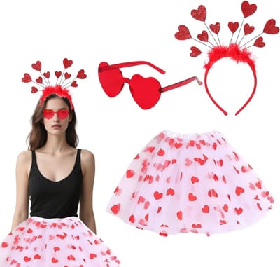 Carnaval Kostuum voor Dames - Feestoutfit voor Carnaval, Valentijnsdag en Themafeesten