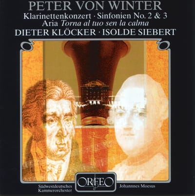 Dieter Klöcker, Isolde Siebert, Sudwestdeutsches Kammerorchester Pforzheim - Winter: Klarinettenkonzert/Sinfonien 2 & 3 (CD)
