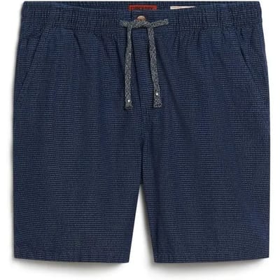 Superdry Indigo Bermudashort Donkerblauw Grootte: S