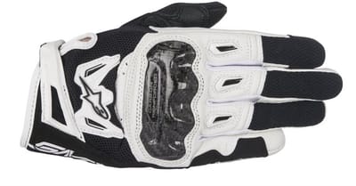 Alpinestars SMX-2 Air Carbon V2 Zwart Wit - Handschoen
