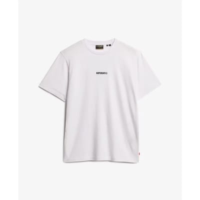 Superdry Micro Logo T-shirt Met Korte Mouwen Wit M Man
