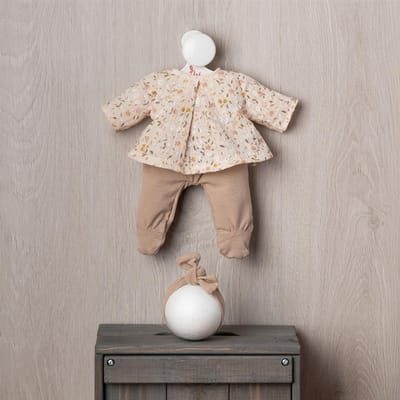 Asi poppenkleding - Primavera outfit - kleurrijk poppenpakje.