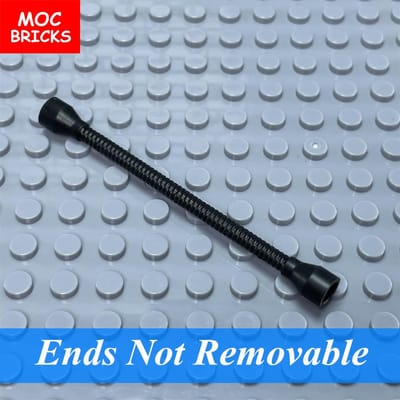 20 pièces/lot Briques MOC Tuyau Flexible 8,5L avec Embouts sans Tenon compatible avec l'accessoire 72375 Jouets de Construction Assemblés cadeau enfant