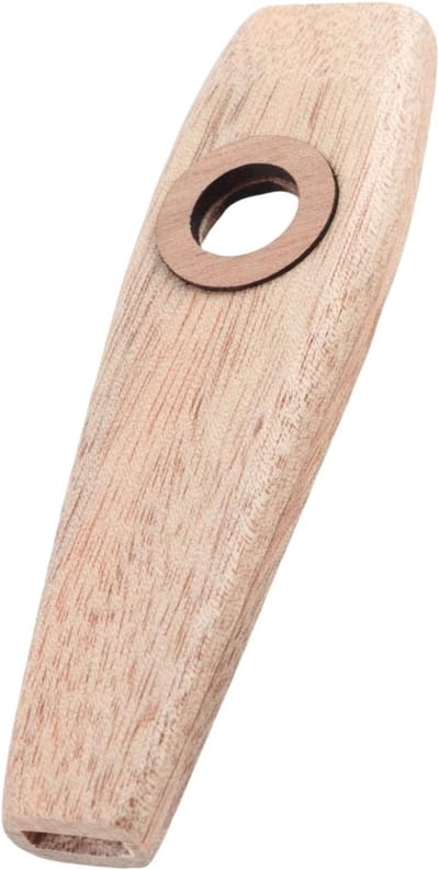 Maple Wood Kazoo Flute - Muzikaal Blazersinstrument voor Blues, Folk en Country Optredens met Diaphragma en Houten Afwerking