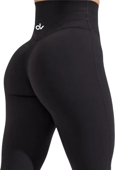 DV - Zwart - L - Flared Legging - Anti-cellulite – High Waist - Butt Lifting effect - Naadloos - Stimuleert de bloedcirculatie - June Spring