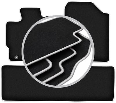 CARLUX-SILVER automatten voor: Toyota Yaris III benzine (2011-2019)