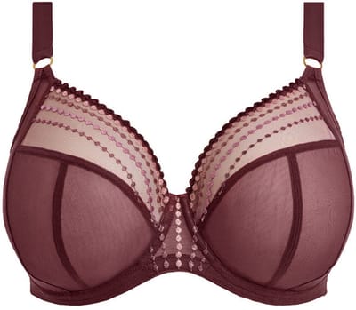 Elomi - Matilda Plunge BH Sugarplum - maat 75G - Rood/Paars