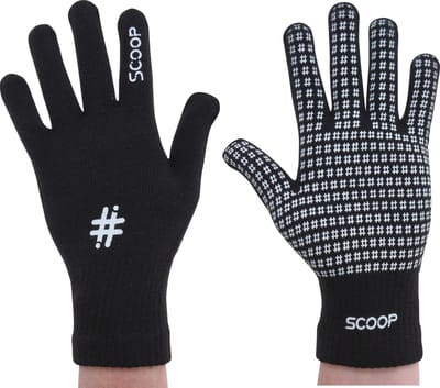 SCOOP Hockeyhandschoenen Winter - Black - Full Finger