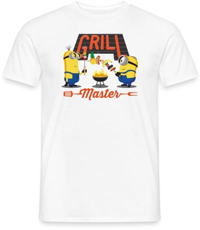 Minions Grill Master T-Shirt Heren