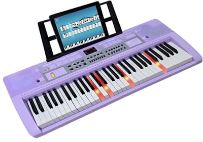 DnA® Elektrische Piano - Piano - Digitale Piano - Piano Keyboard - Piano Keyboard Kinderen - Paars - 21cm x 81cm x 21cm