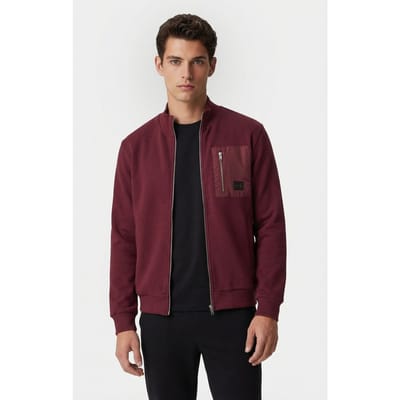 Karl Lagerfeld Merlot Sweat Zip Jacket Maat: XXS | Lichte Jassen Outlet | Heren