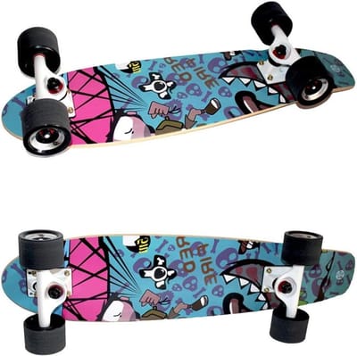 Skateboard - Esdoorn Board - Straat Cruisen - Stille Lagers - 68x19x10 cm - Zwart