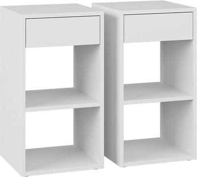 Vicco Dany Nachtkastje – Set van 2 Wit