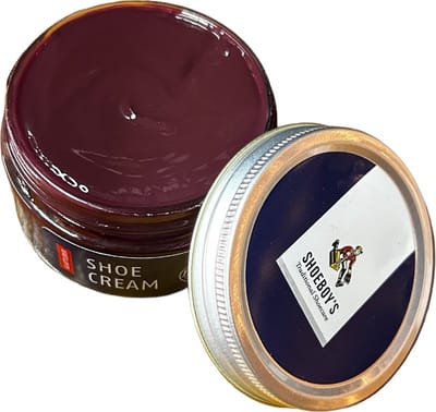 Shoeboy's Shoe cream pot - Schoencreme voor hoogwaardige soorten gladleer - 50ml - (087) Mahonie