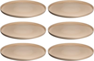 Leonardo Roma bord 27cm abrikoos - set/6
