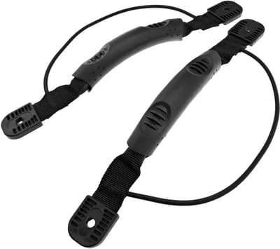 Dailygoods- Kayak Handvat Slijtvaste Rubber/Nylon - 2x Enkel Gat - 4x Schroef/Moer