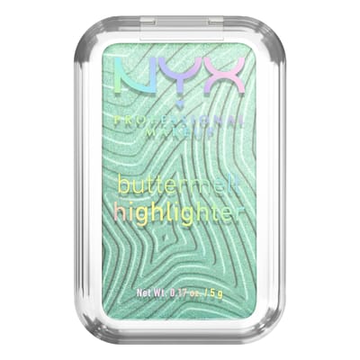 NYX Professional Make Up Buttermelt Highlighter - Blijft tot 12u zitten - Verrijkt met mango-, amandel- en sheaboter - Butta Mint - 5gr