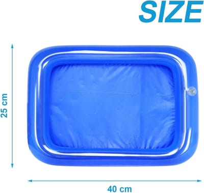 Thijox - 2026 Opblaasbare Baby Vistafel Zwembad Zandzwemmen voor Kinderen - Activiteit Zwemvijver - 40x25x7 cm - Eenvoudig Op te Blazen en Leeg te Lop