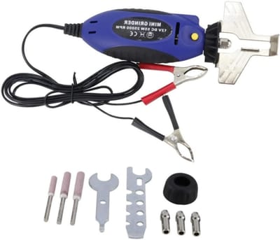 Elektrische Kettingzaag Slijper - Handgereedschap Slijper - Kettingen Scherp Maken - Hoofdas Vergrendelbaar - 353 Gram - Blauw