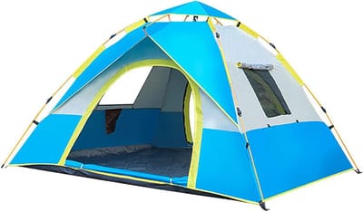 Kampeertent - Draagbare tent - Kamperen en wandelen - Snel op te zetten - Voor 2 personen - A