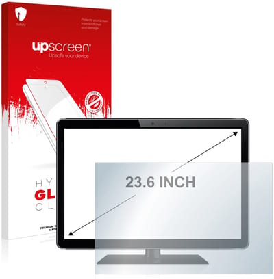 upscreen - Screenprotector voor Touch-Panel PC's mit 2.4 inch Schermen [36.98 mm x 49.29 mm, 4:3] Folie Beschermfolie Beschermglas transparant