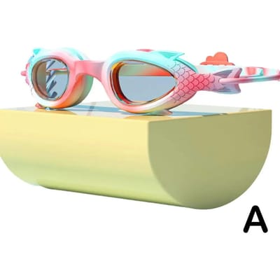 Lunettes de natation anti-buée UV pour enfants Lunettes de natation professionnelles Charmantes Lunettes de natation pour enfants Tout-petits 3-15 Garçons Filles Piscine Plage CN