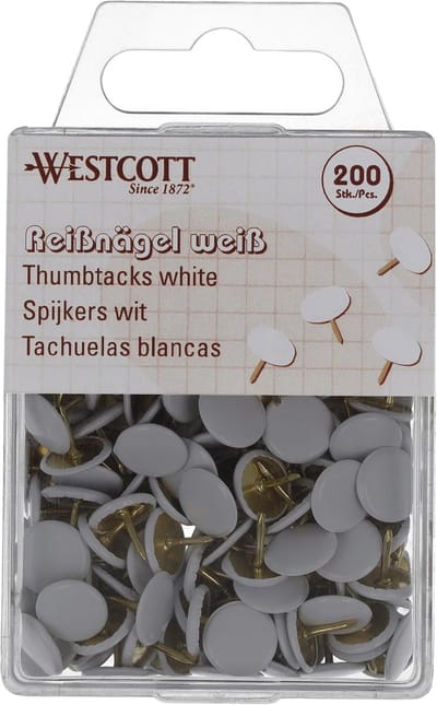 Scheurspijkers 200 stuks voordeelverpakking met kunststof coating, 10 mm kopdiameter