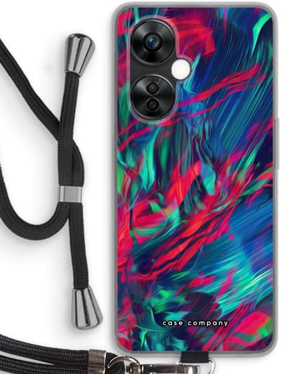 Case Company® - Hoesje met koord geschikt voor OnePlus Nord CE 3 Lite hoesje met Koord - Pilgrims Of The Sea - Telefoonhoesje met Zwart Koord - Bescherming aan alle Kanten en Over de Schermrand