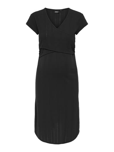 ONLY - OLMLARA S/S MATERNITY WRAP KNEE DRESS - Dames